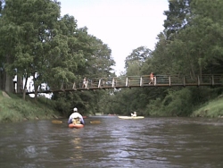 bridge at Veenker Golf Course; Mark & Eric pictured