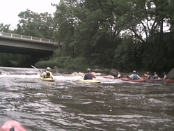 the Salmon shot; Lincoln Way dam