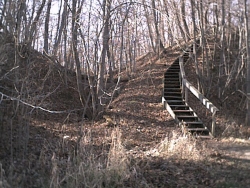 Stairs to Inis Grove Park